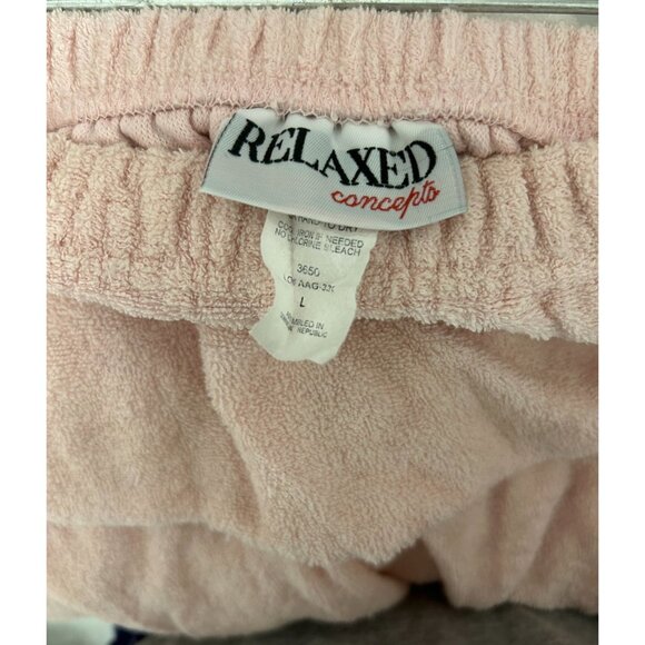 Vintage 70s Pink Terry Cloth Romper Tube Top Swim Cover Up Size Large - Picture 3 of 3